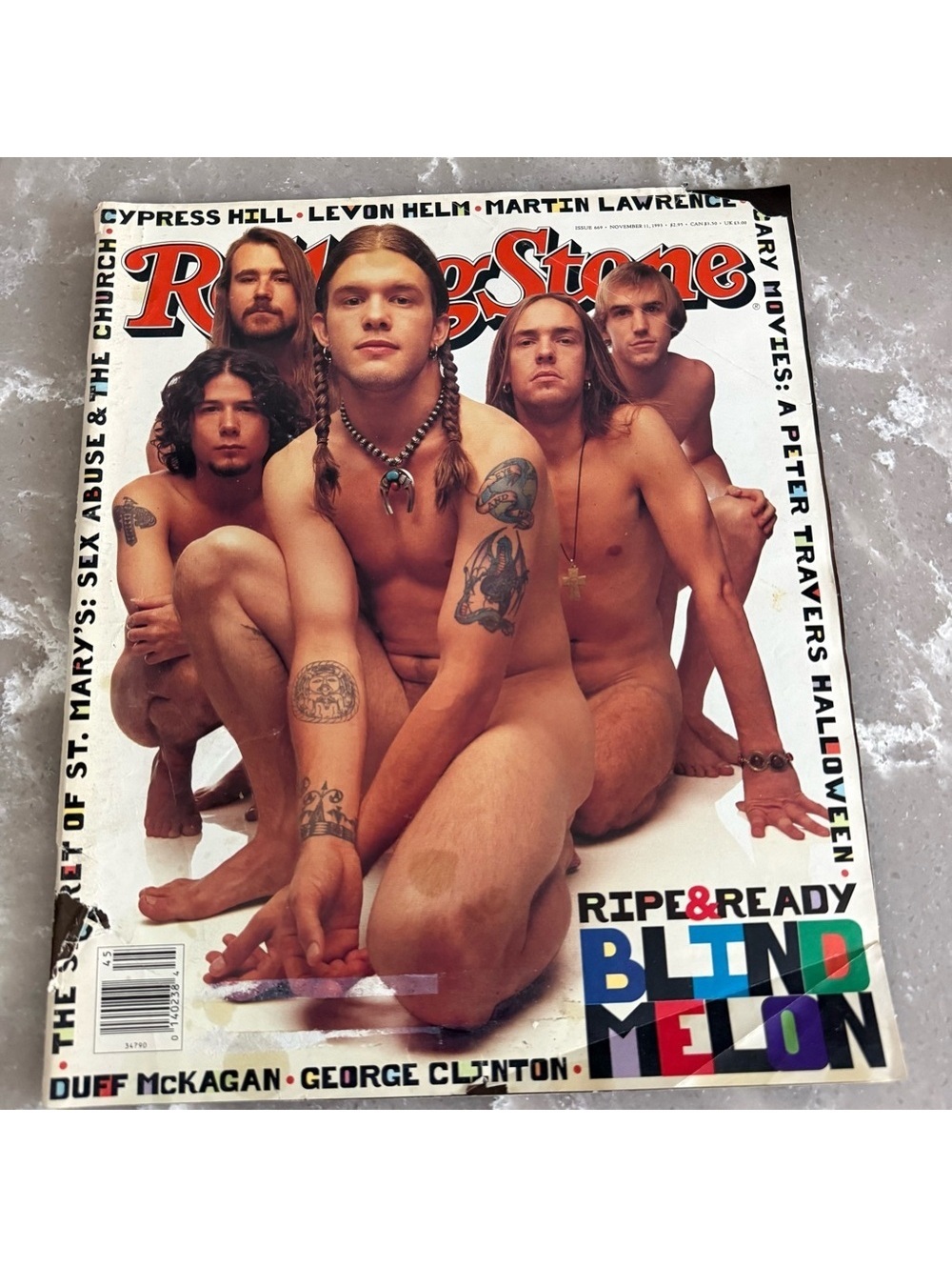 Rolling Stone Magazine November 11, 1993 with Blind Melon Cover